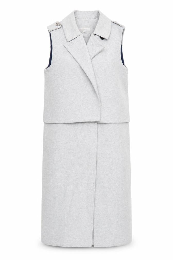 Marks & Spencer Womens Grey   Overcoat Coat Size S  Button