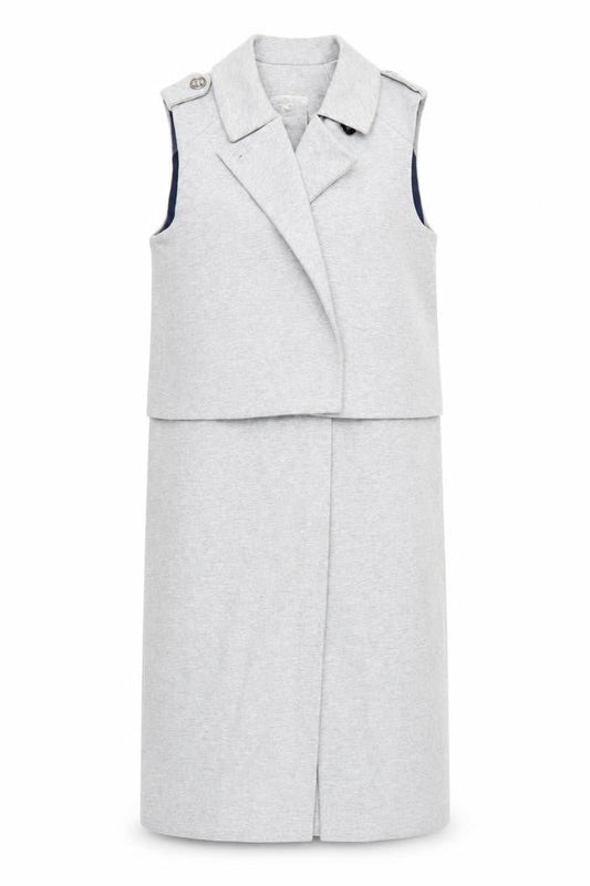 Marks & Spencer Womens Grey   Overcoat Coat Size S  Button