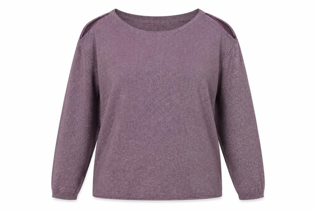 NEXT Womens Purple Round Neck  Viscose Pullover Jumper Size S
