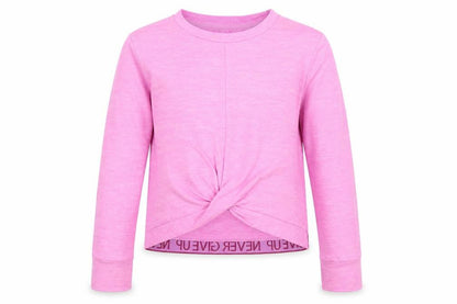 Dunnes Girls Purple  Polyester Basic T-Shirt Size 6-7 Years Round Neck Pullover
