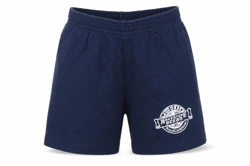 Rabbit Skins Boys Blue  Cotton Sweat Shorts Size 4 Years  Regular Drawstring