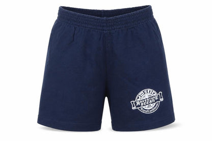 Rabbit Skins Boys Blue  Cotton Sweat Shorts Size 4 Years  Regular Drawstring