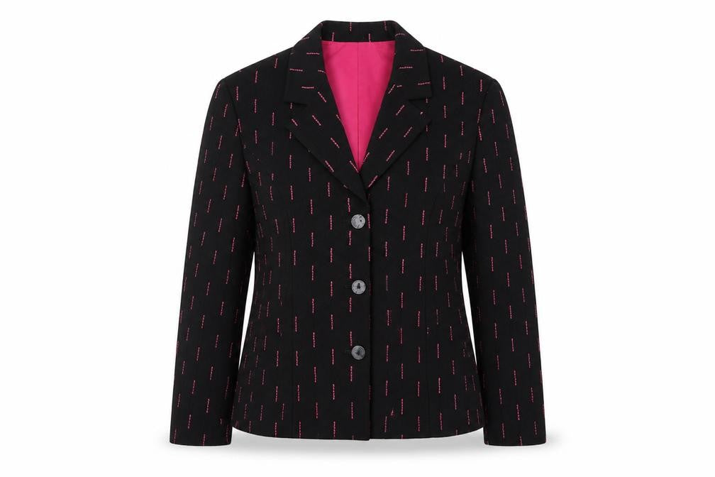 Max Pierre Womens Black   Jacket Blazer Size 16  Button