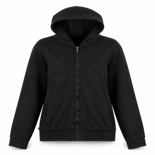 LA Gear Womens Black  Polyester Full Zip Sweatshirt Size 12  Zip