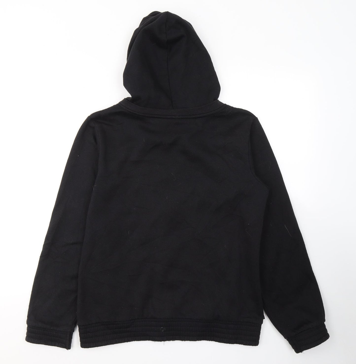 LA Gear Womens Black  Polyester Full Zip Sweatshirt Size 12  Zip