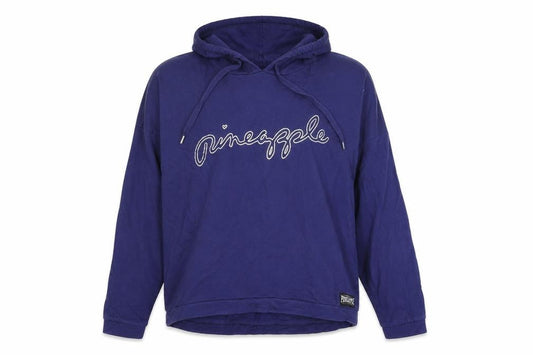 Pineapple Womens Blue  Viscose Pullover Hoodie Size S  Pullover
