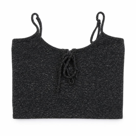FACTORIE Womens Grey  Polyester Cropped T-Shirt Size S Round Neck