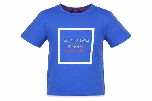 George Girls Blue  Cotton Pullover T-Shirt Size 11-12 Years Crew Neck Pullover - Future Icon