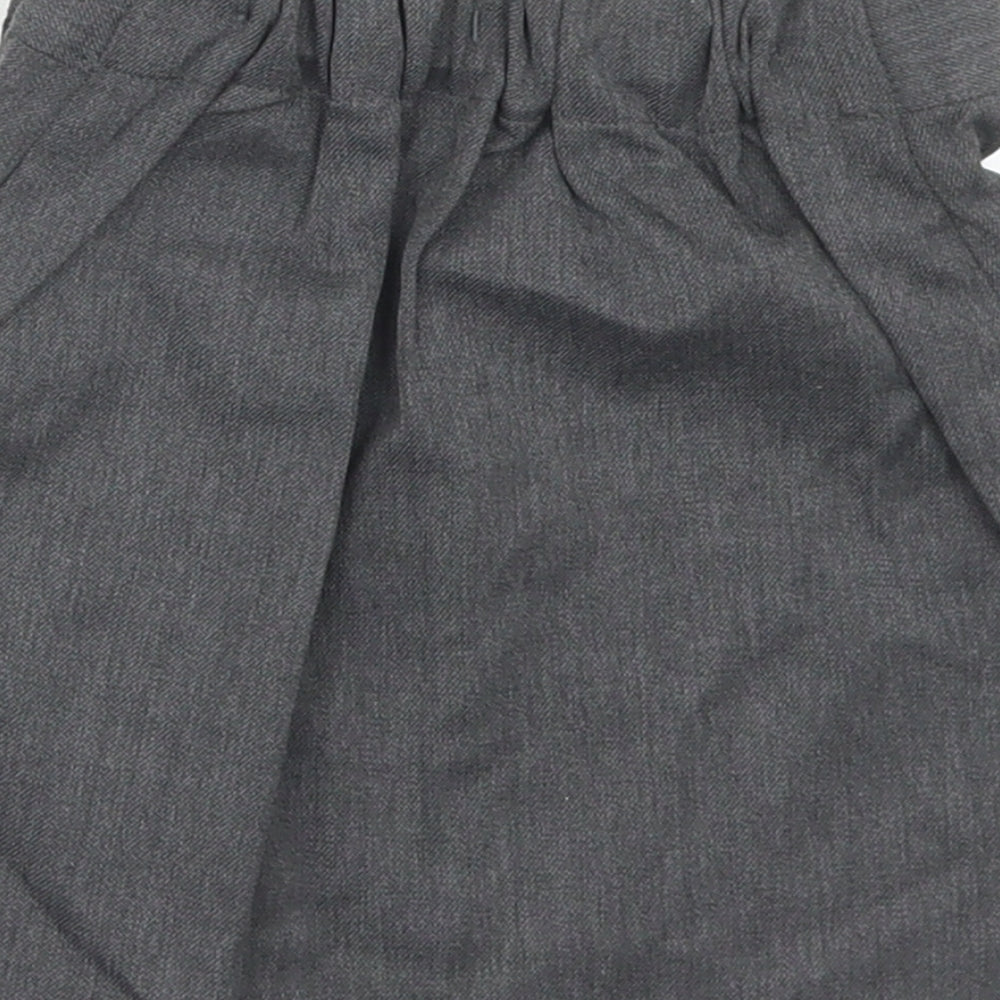 Matalan Girls Grey  Polyester Pleated Skirt Size 3 Years  Regular  - School Wear