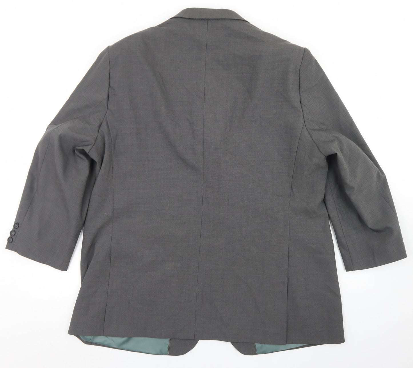 Marks and Spencer Mens Grey  Polyester Jacket Blazer Size 46