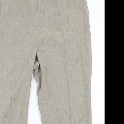 Preloved Alexara Womens Green  Polyester Trousers  Size 18 L27 in Regular Zip - Detail