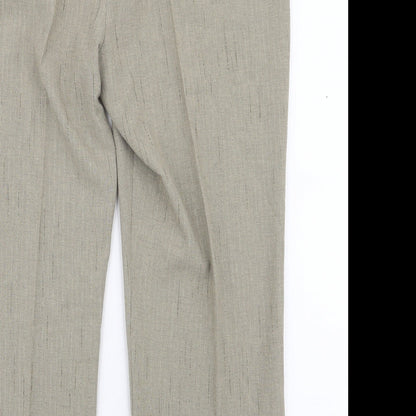 Preloved Alexara Womens Green  Polyester Trousers  Size 18 L27 in Regular Zip - Label