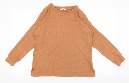 George Womens Yellow  Viscose Pullover Sweatshirt Size S  Pullover
