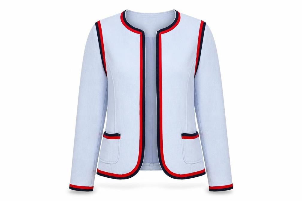 Chic & Jeune Womens Blue   Jacket  Size XL