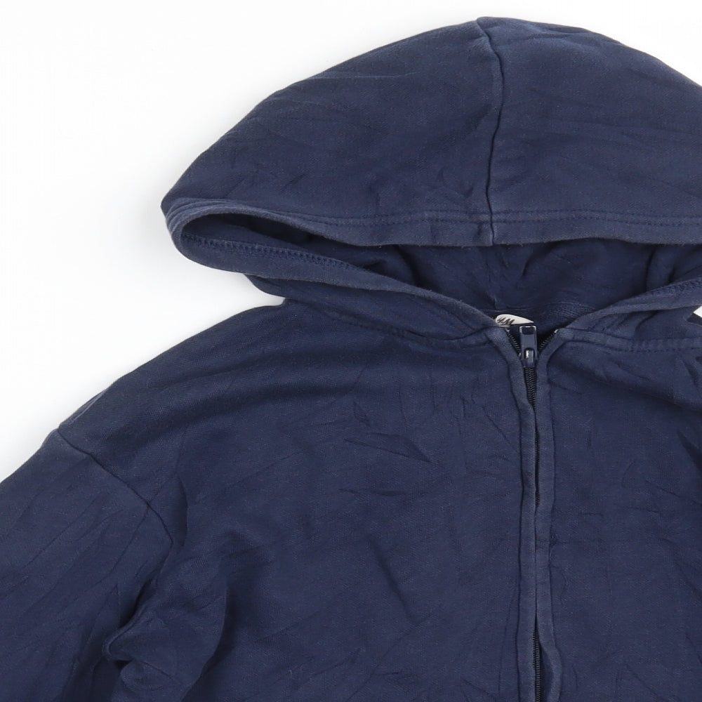H&M Womens Blue   Jacket  Size M  Zip