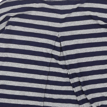 Phase Eight Womens Multicoloured Round Neck Striped Polyester Pullover Jumper Size 10