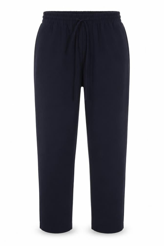 Talbots Womens Blue  Polyester Trousers  Size M L29 in Regular Drawstring
