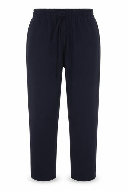 Talbots Womens Blue  Polyester Trousers  Size M L29 in Regular Drawstring