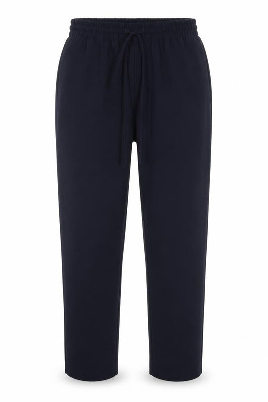 Talbots Womens Blue  Polyester Trousers  Size M L29 in Regular Drawstring
