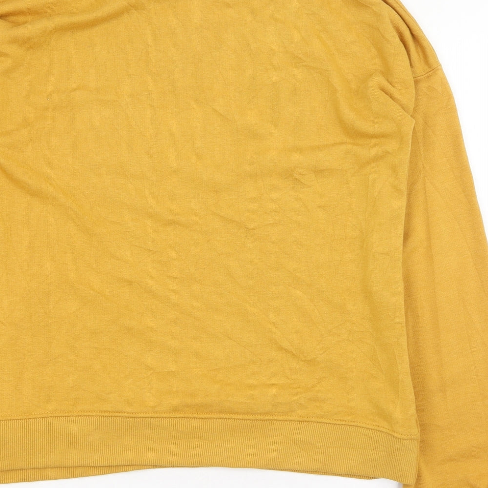 New Look Womens Yellow Round Neck  Polyester Pullover Jumper Size 8   - Bronx