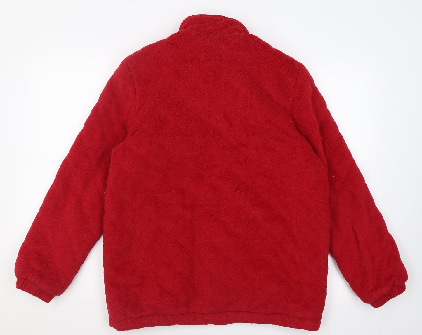 Casual Comfort Womens Red   Jacket  Size S  Zip