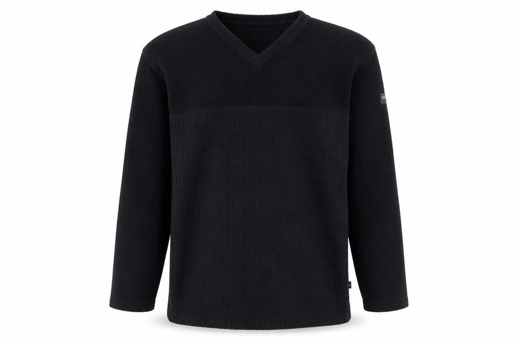 Espace Mens Black  Polyester Pullover Sweatshirt Size M