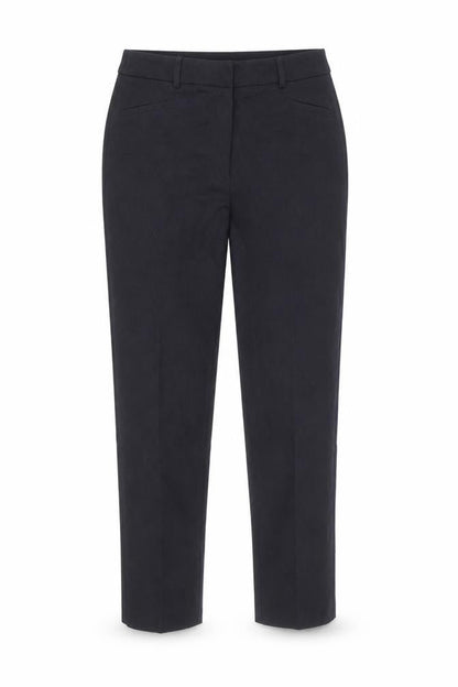 Country Casuals Womens Blue Polyester Carrot Trousers Size 12 L29 in Regular Zip