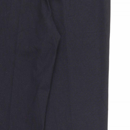 Country Casuals Womens Blue Polyester Carrot Trousers Size 12 L29 in Regular Zip