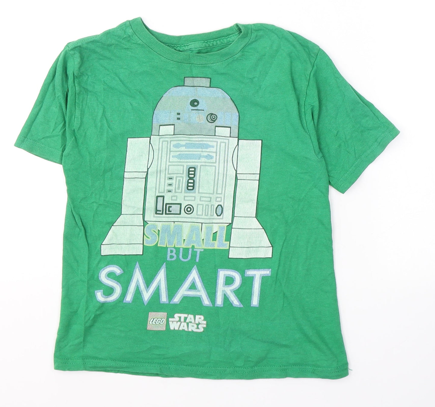 Lego x Star Wars Boys Green  Cotton Pullover T-Shirt Size 5 Years Round Neck Pullover