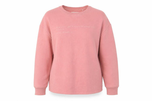 F&F Womens Pink  Polyester Pullover Sweatshirt Size 8  Pullover