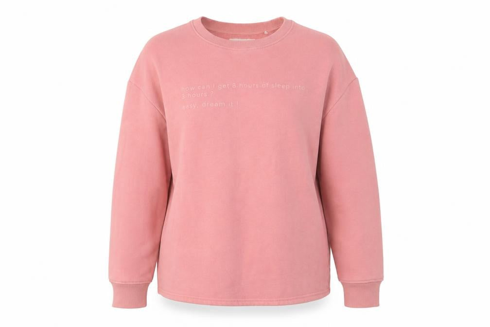 F&F Womens Pink  Polyester Pullover Sweatshirt Size 8  Pullover