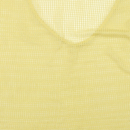 Next Womens Yellow  Polyester Basic Blouse Size 8 V-Neck