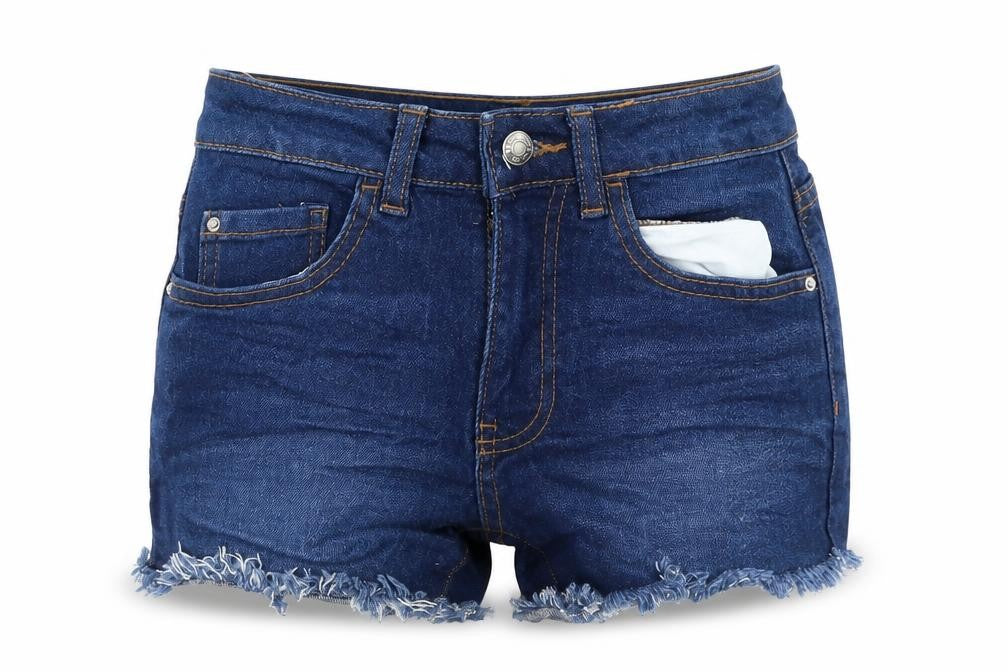 Denim Co Womens Blue  Cotton Hot Pants Shorts Size 6 L3 in Regular Button