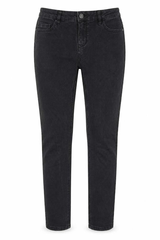Denim Co Womens Black  Cotton Skinny Jeans Size 12 L28 in Regular Button