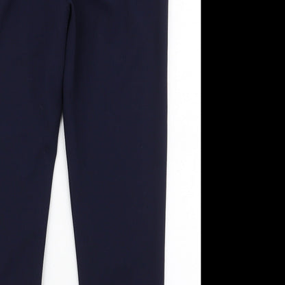 Preloved Afibel Womens Blue  Polyester Trousers  Size 14 L25 in Regular - Label
