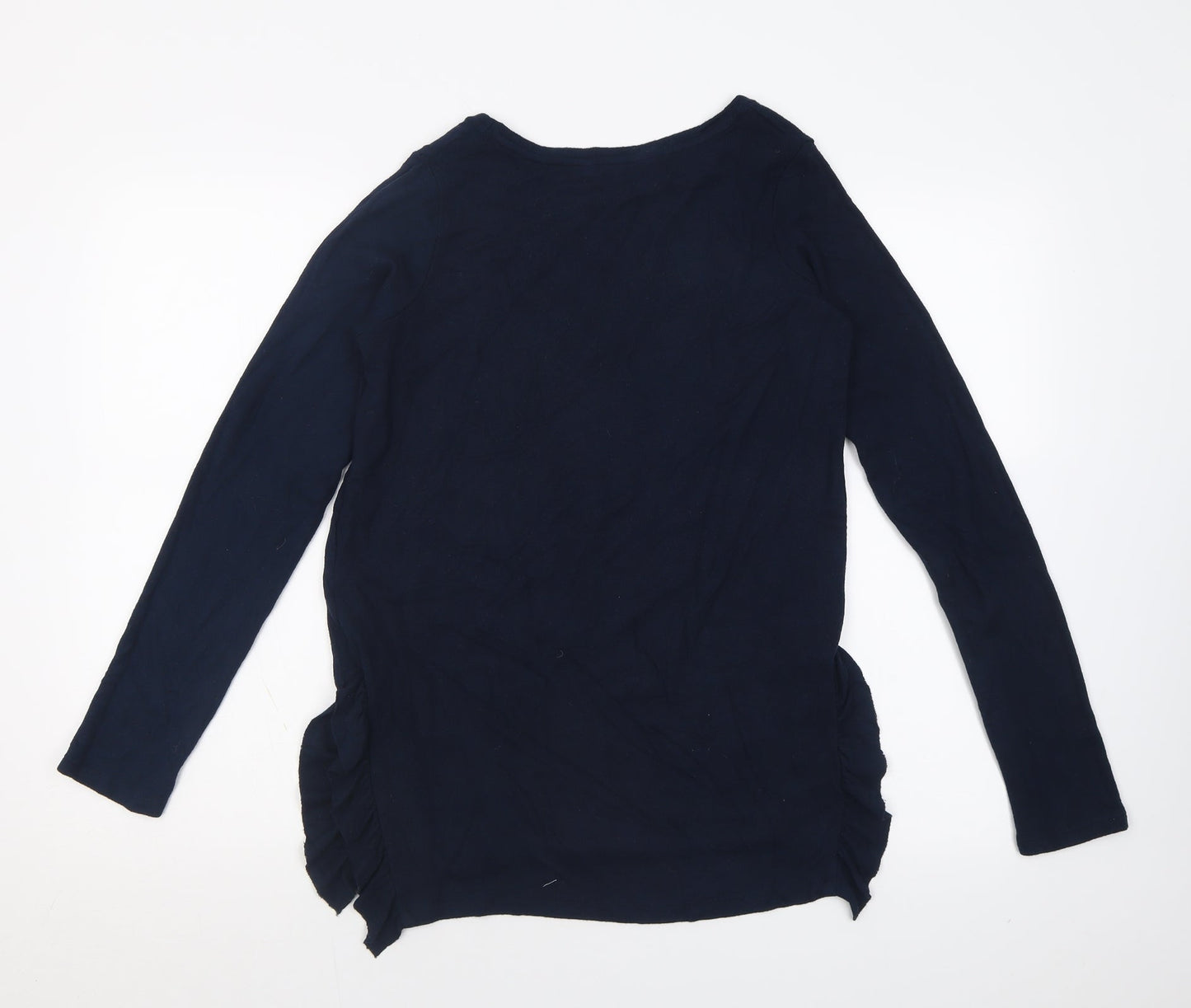 NEXT Womens Blue Crew Neck  Polyacrylate Fibre Pullover Jumper Size 8