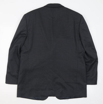 Scott & Taylor Mens Grey  Wool Jacket Suit Jacket Size 42