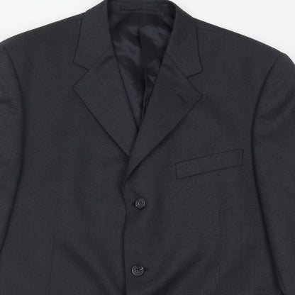 Scott & Taylor Mens Grey  Wool Jacket Suit Jacket Size 42