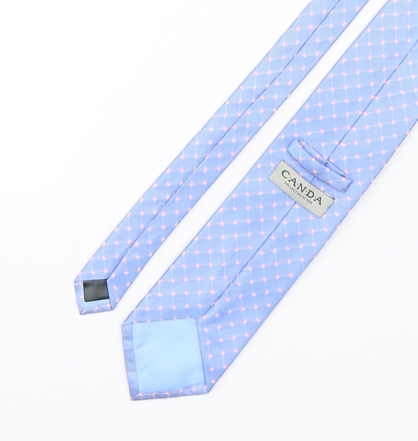 canda Mens Multicoloured Polka Dot Polyester Pointed Tie One Size