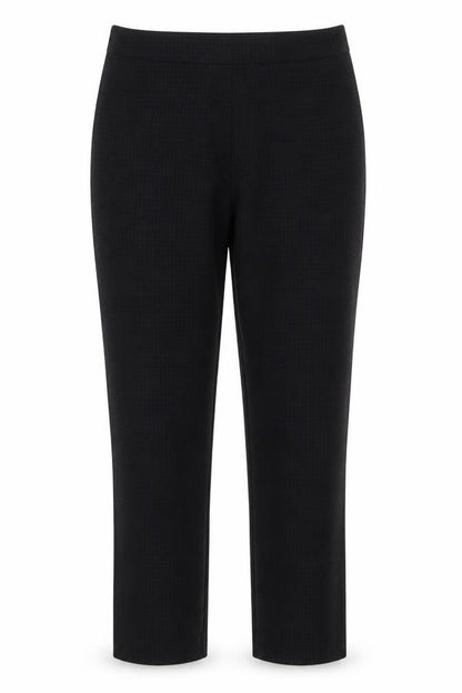 Country Casuals Womens Black Polyester Carrot Trousers Size 10 L28 in Regular Zip