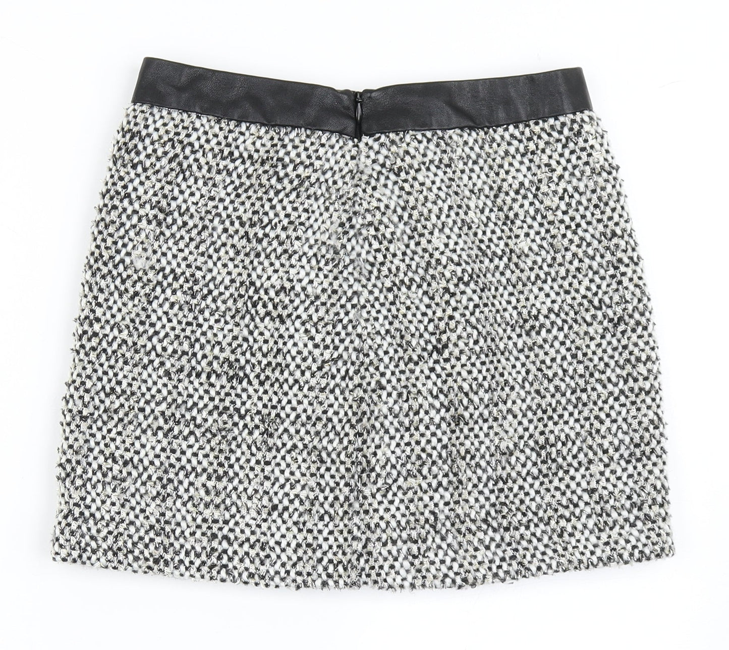 Dunnes Stores Womens Black  Polyester A-Line Skirt Size 25 in   Zip