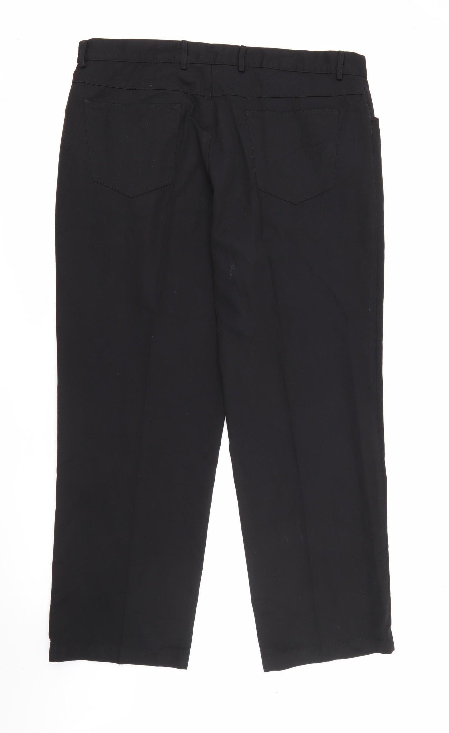 Taylor & Wright Womens Black  Polyester Trousers  Size 14 L29 in Regular Zip