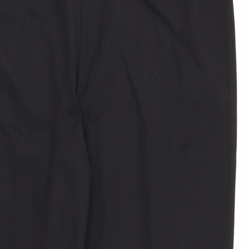Taylor & Wright Womens Black  Polyester Trousers  Size 14 L29 in Regular Zip