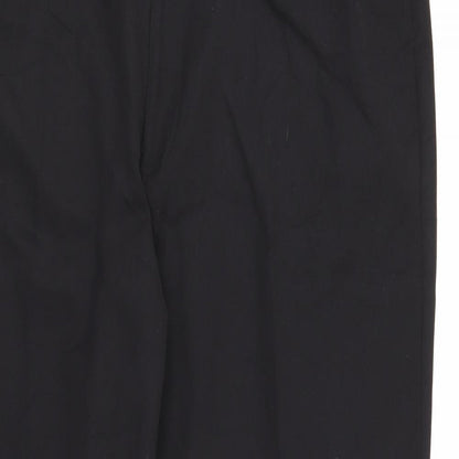 Taylor & Wright Womens Black  Polyester Trousers  Size 14 L29 in Regular Zip