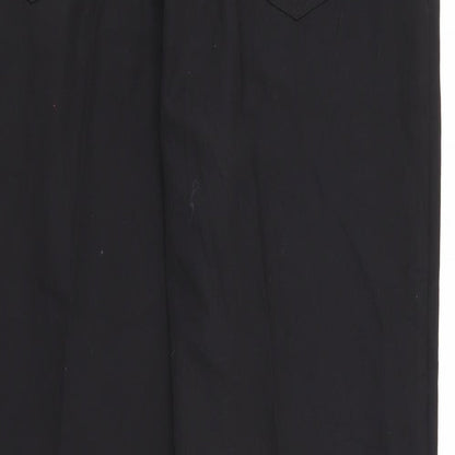Taylor & Wright Womens Black  Polyester Trousers  Size 14 L29 in Regular Zip