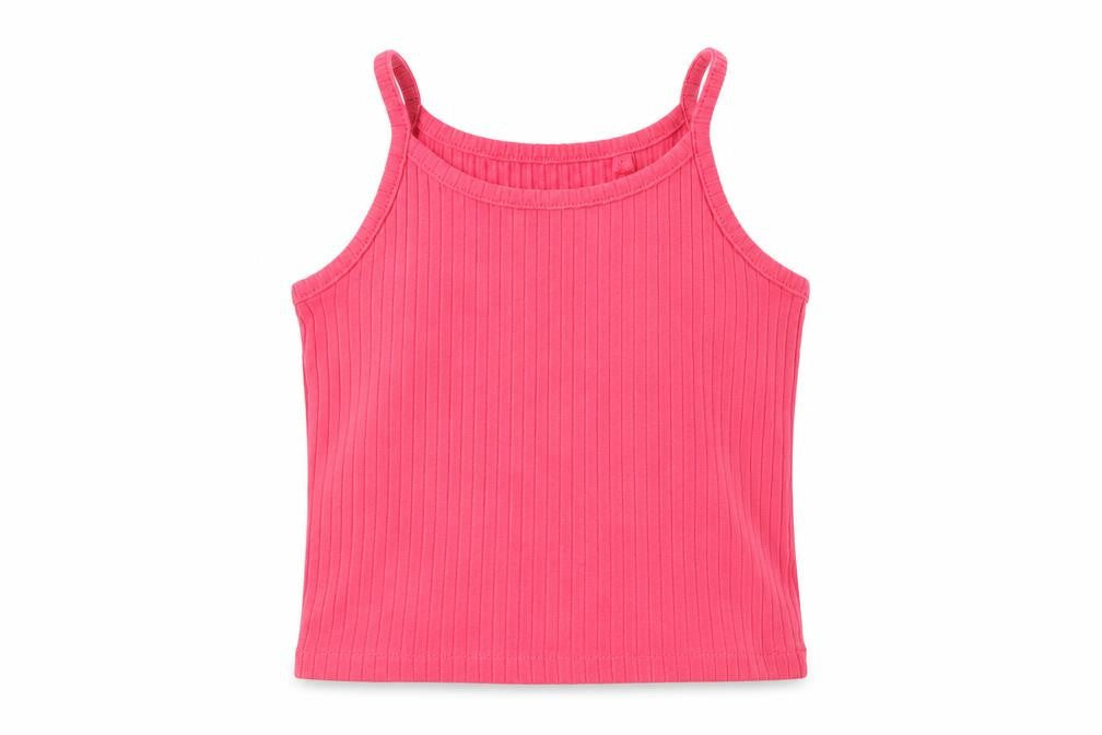 Next Girls Pink  Cotton Camisole Tank Size 4 Years Scoop Neck