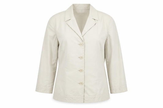 Mexx Womens Beige   Jacket Blazer Size 8  Button