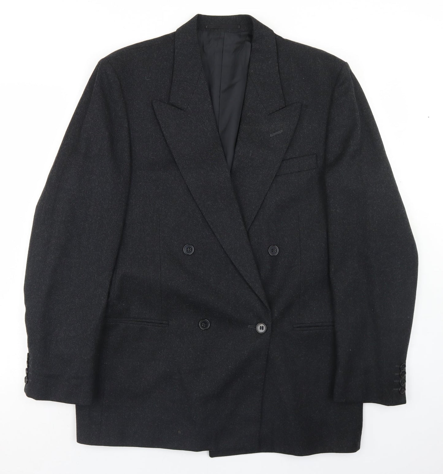 C&A Mens Grey  Wool Jacket Blazer Size 40