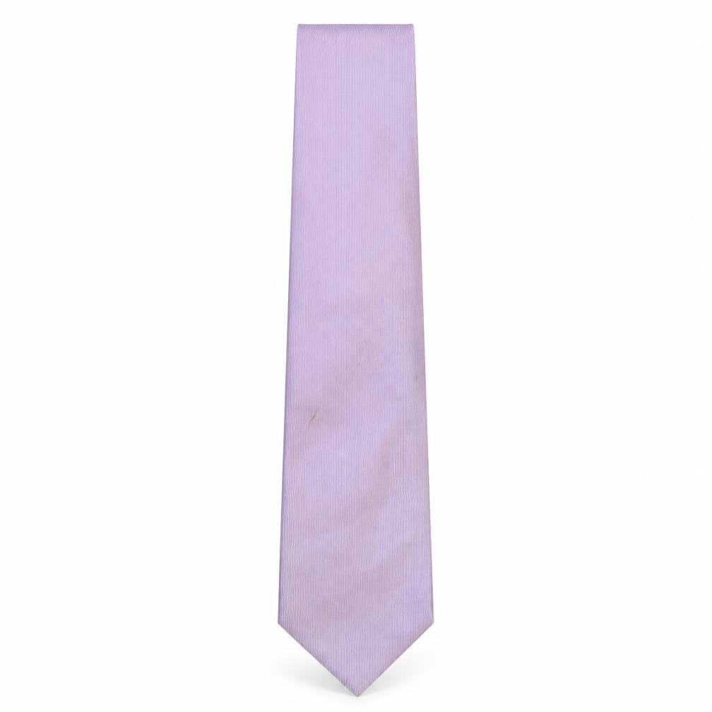 Michaelis Mens Pink Striped Silk Pointed Tie One Size