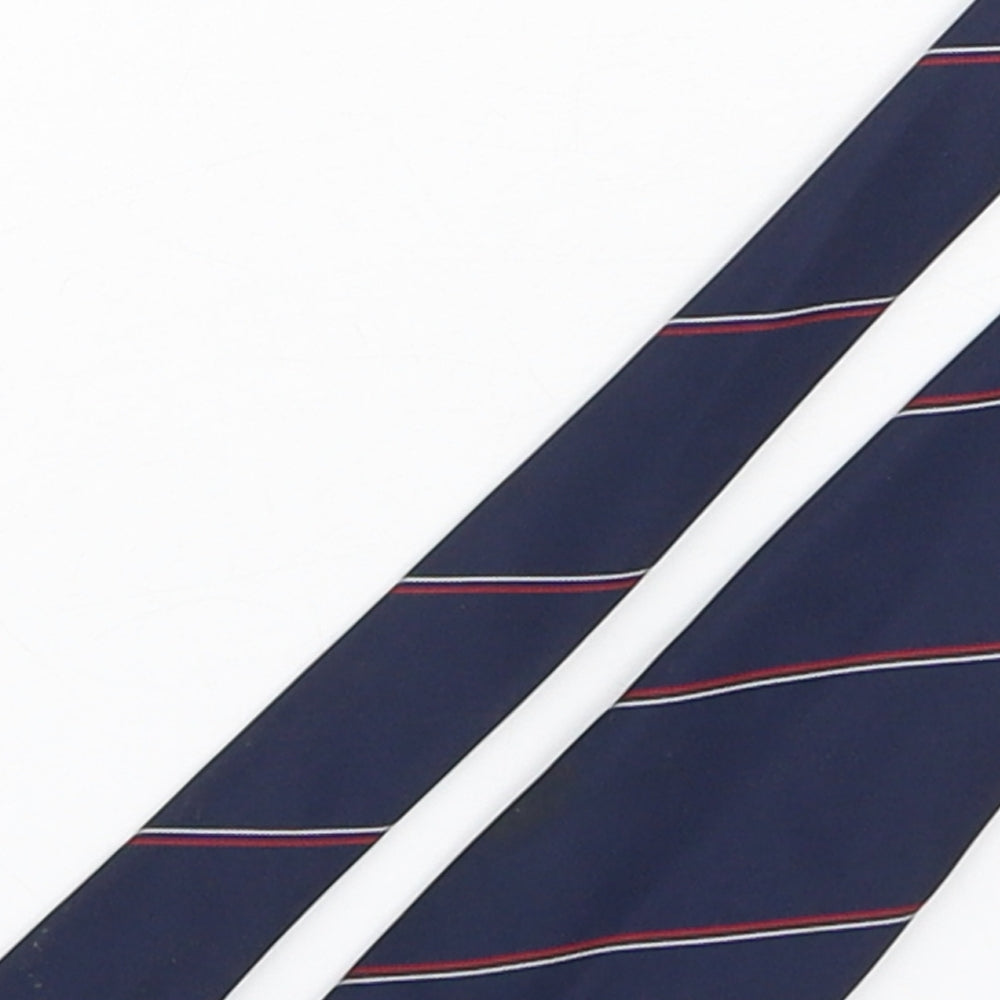 Filaspun Mens Multicoloured Striped Polyester Pointed Tie One Size - 1999